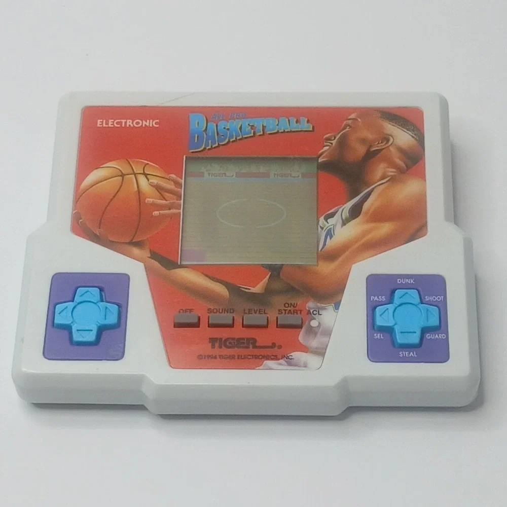 Tiger Electronics 1988 All Pro Basketball Handheld Electronic Game Vintage Works